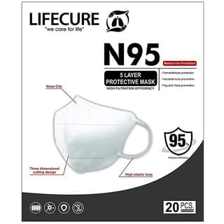 LIFECURE N95 Five Layer Protective Mask (Pack Of 2) - Skin Care - Face Cleansers | Buy online on ZillyBuy