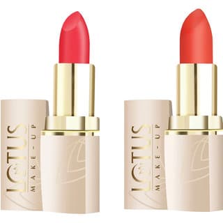 Lotus Herbals Makeup Pure Matte Lip Color  (pack of 2 different shades) - Makeup - Lips | Buy online on ZillyBuy