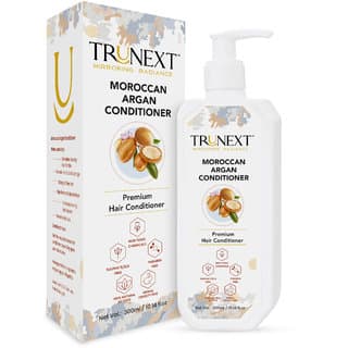 TruNext Moroccan Argan Hair Conditioner with Organic Argan Oil and Vitamin E - Sulphate and Paraben Free, 300 ml - Shampoos and Conditioners | Buy online on ZillyBuy