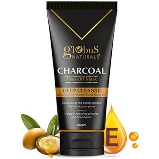 Globus Naturals Charcoal Peel Off Mask 100 gms - Skin Care - Face Cleansers | Buy online on ZillyBuy
