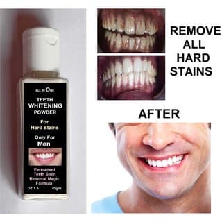 Teeth Whitening Powder For Men - Oral Care | Buy online on ZillyBuy