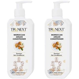 TRUNEXT Moroccan Argan Hair Conditioner with Organic Argan Oil and Vitamin E, Pack of F 2 (600 ML) - Shampoos and Conditioners | Buy online on ZillyBuy