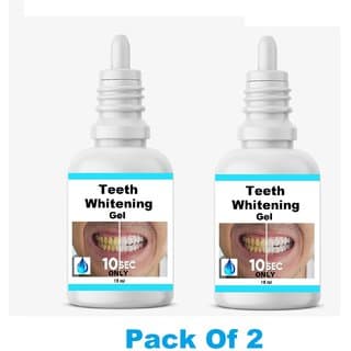 TEETH WHITENING GEL PACK OF 2 REMOVE STAIN  IN JUST 30 SECOND Teeth Whitening Liquid  (30 ml) - Oral Care | Buy online on ZillyBuy