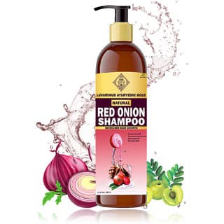 Red Onion Shampoo for Hair Growth and Scalp Treatment Pack of 1, Pink, Fresh, 200 ML - Shampoos and Conditioners | Buy online on ZillyBuy