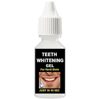 Teeth Whitening Gel For Men To Remove All Hard Stain In Just 10 Sec Teeth Whitening Liquid  (15 ml) - Oral Care | Buy online on ZillyBuy