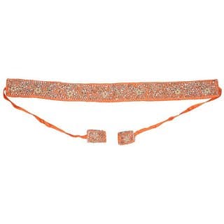 (YES TEN ORANGE )SATAN Bead Work Belt (Party Belt) - Uncategorized | Buy online on ZillyBuy