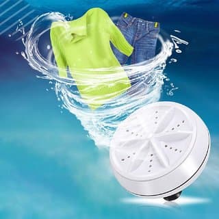 K Kudos Mini Washing Machine, Portable Personal Rotary Ultrasonic Turbine Adjustable with USB Cable Convenient for Trave - Closet/Laundry/Shoe Organization | Buy online on ZillyBuy