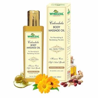 WHEEZAL CALENDULA BODY MASSAGE OIL 200 ML (PACK OF 2) - Skin Care - Oils and Serums | Buy online on ZillyBuy