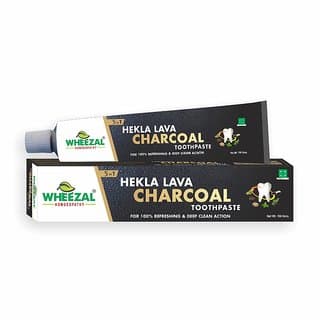 WHEEZAL HEKLA LAVA CHARCOAL TOOTH PASTE (PACK OF 4) - Oral Care | Buy online on ZillyBuy