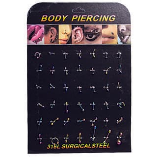Mumbai Tattoo Body Piercing Chart - Multicolor - Makeup - Body | Buy online on ZillyBuy
