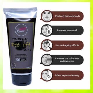 INDOPOWER AJj27 -CHARCOAL PEEL OFF MASK 100g. - Skin Care - Face Cleansers | Buy online on ZillyBuy