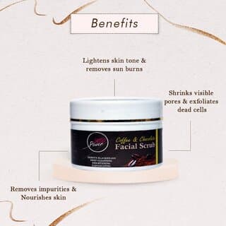 INDOPOWER AKk21 -COFFEE & CHOCOLATE FACIAL SCRUB 100g. - Skin Care - Face Cleansers | Buy online on ZillyBuy