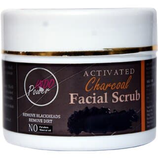 INDOPOWER AKk43 -ACTIVATED CHARCOAL FACIAL SCRUB 100g. - Skin Care - Face Cleansers | Buy online on ZillyBuy