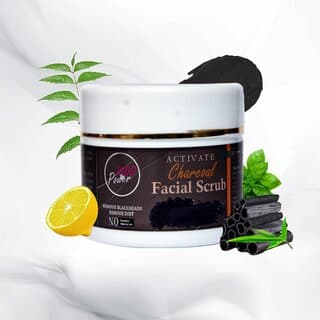INDOPOWER AKk48 -ACTIVATED CHARCOAL FACIAL SCRUB 100g. - Skin Care - Face Cleansers | Buy online on ZillyBuy