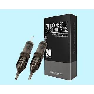 Mumbai Tattoo Tattoo Needle Cartridge 7RL Black Box ( Pack Of 20 ) - Makeup - Body | Buy online on ZillyBuy