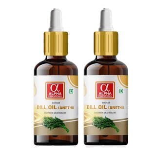 Alpha Essenticals Dill, Anethi Essential Oil  Anethum graveolens, 100 Pure Therapeutic Grade, Pack of 2, 15ml Each - Skin Care - Oils and Serums | Buy online on ZillyBuy