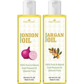 PARK DANIEL Onion Oil &amp; Argan Oil Combo Pack Of 2 bottle of 100 ml(200 ml) (200 ml) - Skin Care - Oils and Serums | Buy online on ZillyBuy