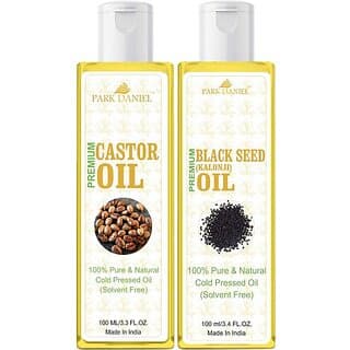 PARK DANIEL Castor Oil&amp; Blackseed Oil Combo Pack Of 2 bottle of 100 ml(200 ml) (200 ml) - Skin Care - Oils and Serums | Buy online on ZillyBuy