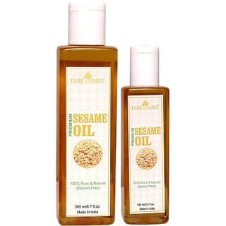 PARK DANIEL Virgin Sesame Oil - Pure and Natural Combo pack of 2(200 ml and 100 ml) bottles (300 ml) (300 ml) - Skin Care - Oils and Serums | Buy online on ZillyBuy