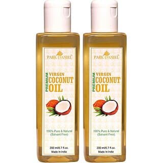 PARK DANIEL Virgin Coconut Oil - Pure and Natural Combo of 2 bottles of 200 ml(400 ml) (400 ml) - Skin Care - Oils and Serums | Buy online on ZillyBuy
