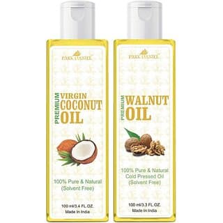 PARK DANIEL Coconut Oil &amp; Walnut Oil Combo Pack Of 2 bottle of 100 ml(200 ml) (200 ml) - Skin Care - Oils and Serums | Buy online on ZillyBuy