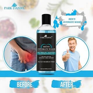 PARK DANIEL Natural pH Balanced Men Intimate Wash- Hygine Care Expert(100 ml) (100 ml) - Bath Soaps and Gels | Buy online on ZillyBuy