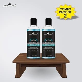 PARK DANIEL Natural pH Balanced Men Intimate Wash- Hygine Care Expert Combo pack of 2 bottles of 100 ml(200 ml) (2 x 100 ml) - Bath Soaps and Gels | Buy online on ZillyBuy