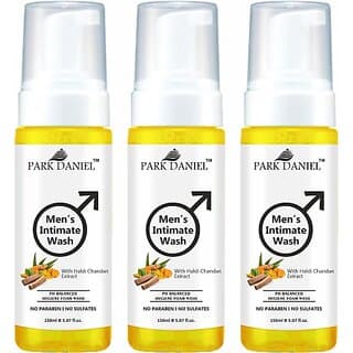 PARK DANIEL Men's Intimate Wash Maintain Ph Balance with Haldi Chandan Pack of 3 of 150ML (3 x 150 ml) - Bath Soaps and Gels | Buy online on ZillyBuy