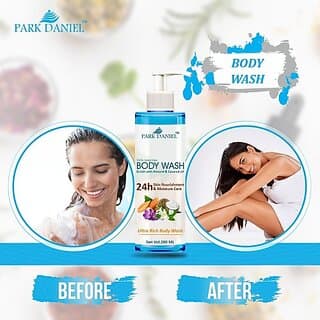 PARK DANIEL Ultra Rich Body Wash Enriched With Almond and Coconut Oil - For Skin Nourishment and Moisture Care (200 ml) (200 ml) - Bath Soaps and Gels | Buy online on ZillyBuy