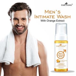 PARK DANIEL Men's Intimate Wash Maintain Ph Balance with Orange Extract Pack of 1 of 150ML (150 ml) - Bath Soaps and Gels | Buy online on ZillyBuy