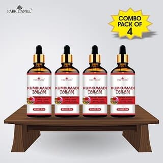 PARK DANIEL 100% Pure Kumkumadi Tailum Face Oil- For Radiant, Healthy & Natural Glow Skin Combo pack of 4 bottles of 30 ml(120 ml) (120 ml) - Skin Care - Oils and Serums | Buy online on ZillyBuy
