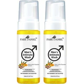 PARK DANIEL Men's Intimate Wash Maintain Ph Balance with Haldi Chandan Pack of 2 of 150ML (2 x 150 ml) - Bath Soaps and Gels | Buy online on ZillyBuy