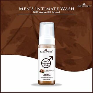 PARK DANIEL Men's Intimate Wash Maintain Ph Balance with Argan Oil Extract Pack 1 of 150ML (150 ml) - Bath Soaps and Gels | Buy online on ZillyBuy