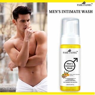 PARK DANIEL Men's Intimate Wash Maintain Ph Balance with Haldi Chandan Pack of 1 of 150ML (150 ml) - Bath Soaps and Gels | Buy online on ZillyBuy