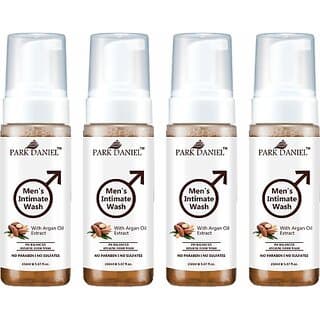 PARK DANIEL Men's Intimate Wash Maintain Ph Balance with Argan Oil Extract Pack 4 of 150ML (4 x 150 ml) - Bath Soaps and Gels | Buy online on ZillyBuy