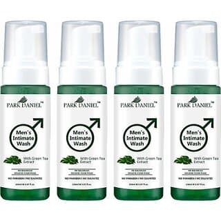 PARK DANIEL Men's Intimate Wash Maintain Ph Balance with Green Tea Extract Pack 4 of 150ML (4 x 150 ml) - Bath Soaps and Gels | Buy online on ZillyBuy