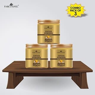 PARK DANIEL 100% Pure & Natural Ubtan Powder- For Whitening & Brightening Combo Pack of 3 Jars of 100 gms(300 gms) (300 g) - Skin Care - Face Cleansers | Buy online on ZillyBuy