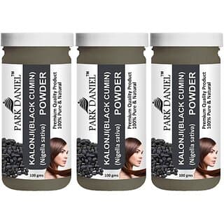 PARK DANIEL Premium Kalonji(Black Cumin)Powder Combo Pack 3 bottles of 100 gms(300 gms) (300 g) - Hair Oils, Care, and Styling | Buy online on ZillyBuy