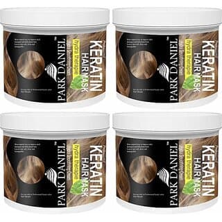 PARK DANIEL Keratin Hair Mask For Damage Repair Hair,Silky & Smoothing Hair Pack of 4 200Gms (800 g) - Hair Oils, Care, and Styling | Buy online on ZillyBuy
