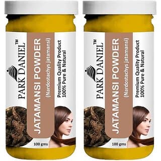 PARK DANIEL Premium Jatamansi Powder - Promote Hair Growth & Helps to Blacken the Hair Combo Pack 2 bottles of 100 gms(200 gms) (200 g) - Hair Oils, Care, and Styling | Buy online on ZillyBuy