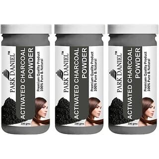 PARK DANIEL Premium Activated Charcoal Powder-For Glowing Skin and Pimples Combo Pack 3 bottles of 100 gms(300 gms) (300 g) - Hair Oils, Care, and Styling | Buy online on ZillyBuy