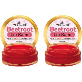 PARK DANIEL Premium Beetroot Lip Balm - Enriched With Vitamin E & Mango Butter- For Lightening the dark Lips, Lip Care for Dry & Chapped Lips Combo pack of 2 Jars of 08 gms(16 Gms) Beetroot (Pack of: 2, 16 g) - Makeup - Lips | Buy online on ZillyBuy