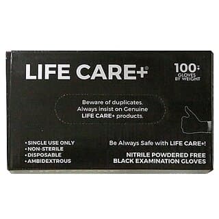 Life Care+ Black Nitrile Examination Gloves (Small ,Pack Of 100 ) - Makeup - Body | Buy online on ZillyBuy