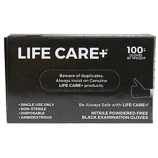 Life Care+ Black Nitrile Examination Gloves (Medium ,Pack Of 100 ) - Makeup - Body | Buy online on ZillyBuy