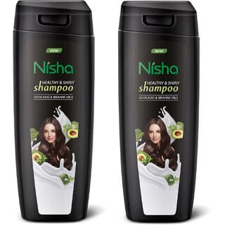 Nisha Healthy  Shiny Storng Beautiful Hair Shampoo, 180 ML Pack Of 2 - Shampoos and Conditioners | Buy online on ZillyBuy