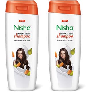 Nisha Smooth Naturally Soft Silky Hair Shampoo, 180 ML Pack Of 2 - Shampoos and Conditioners | Buy online on ZillyBuy
