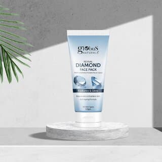 Globus Naturals Revival Diamond Face Pack, Natural & Ayurvedic Formula, Chemical Free, Cruelty Free, Suitable For All Skin Types, 100 gm - Skin Care - Face Cleansers | Buy online on ZillyBuy