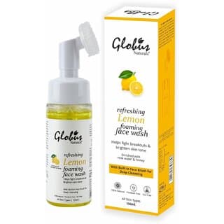 Globus Naturals Brush Lemon Face wash 150 ml - Skin Care - Face Cleansers | Buy online on ZillyBuy