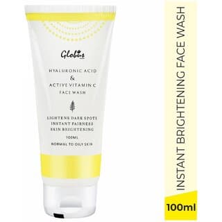 GLOBUS NATURALS AntiAgeing Face Wash with Hyluronic Acid and Vitamin C 100ml - Skin Care - Face Cleansers | Buy online on ZillyBuy