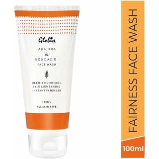 Globus Naturals AHA BHA Herbal Face Wash, For Acne Control & Dark Spot Removal, Suitable For All Skin Types, 100 ml - Skin Care - Face Cleansers | Buy online on ZillyBuy